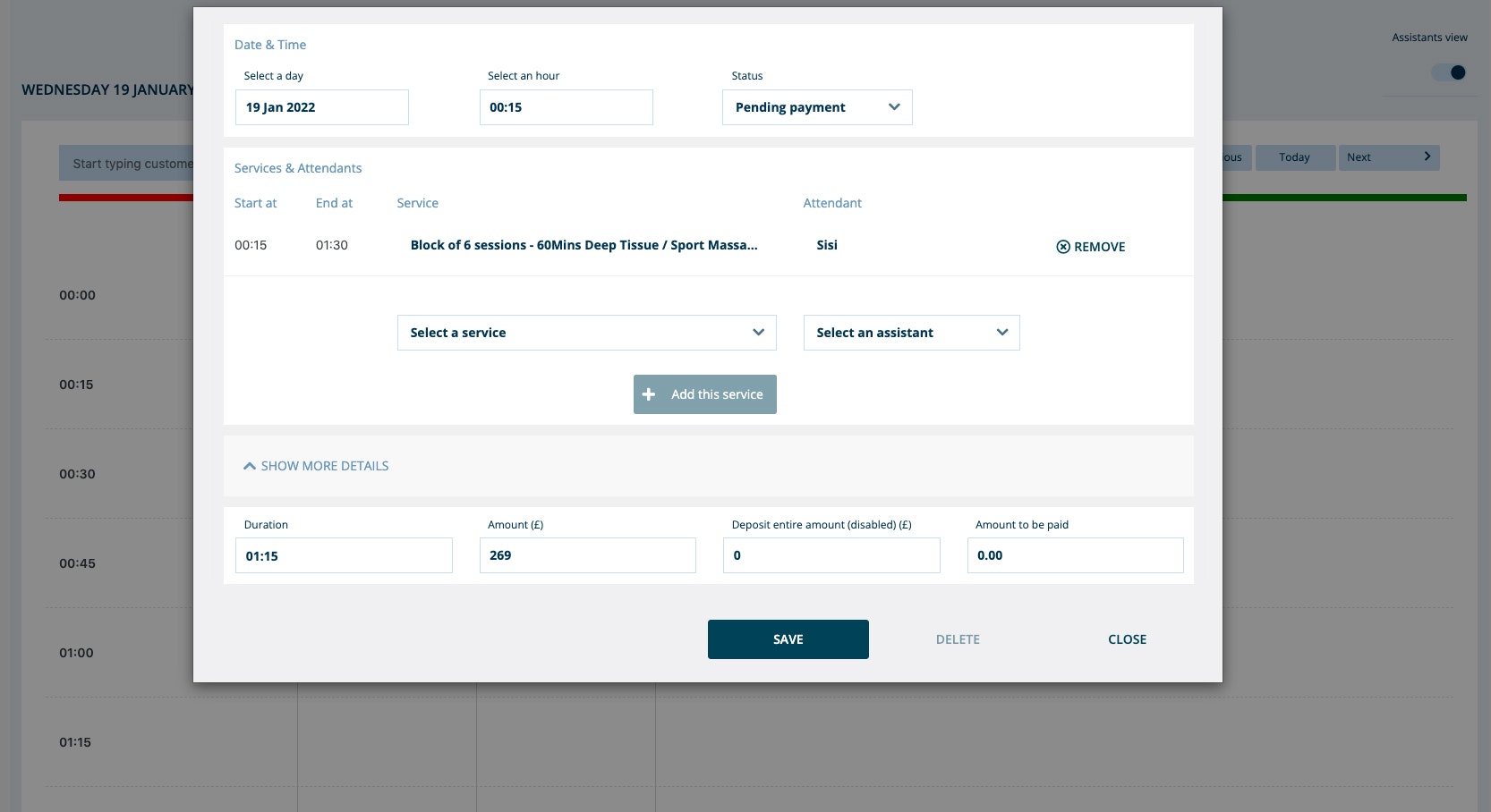 Salon Booking System gallery image