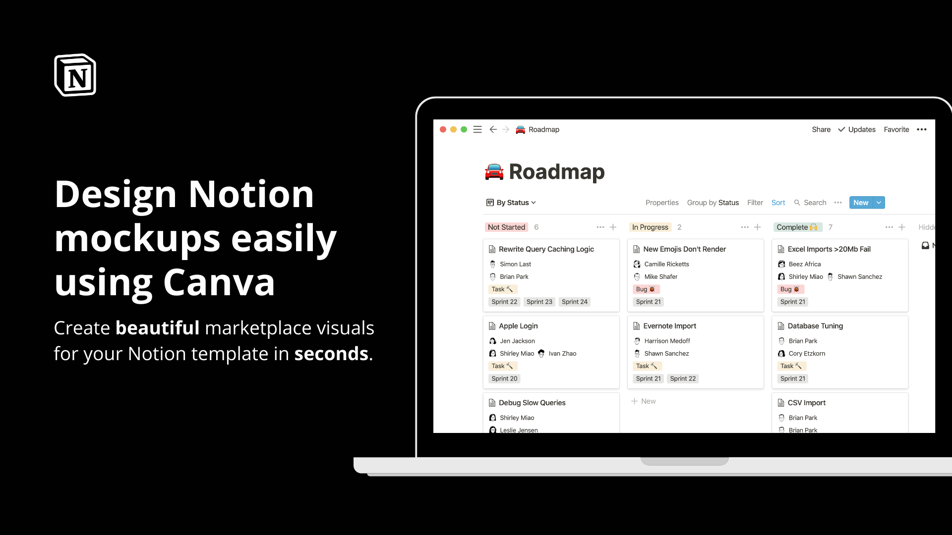Canva Templates for Notion Mockups gallery image