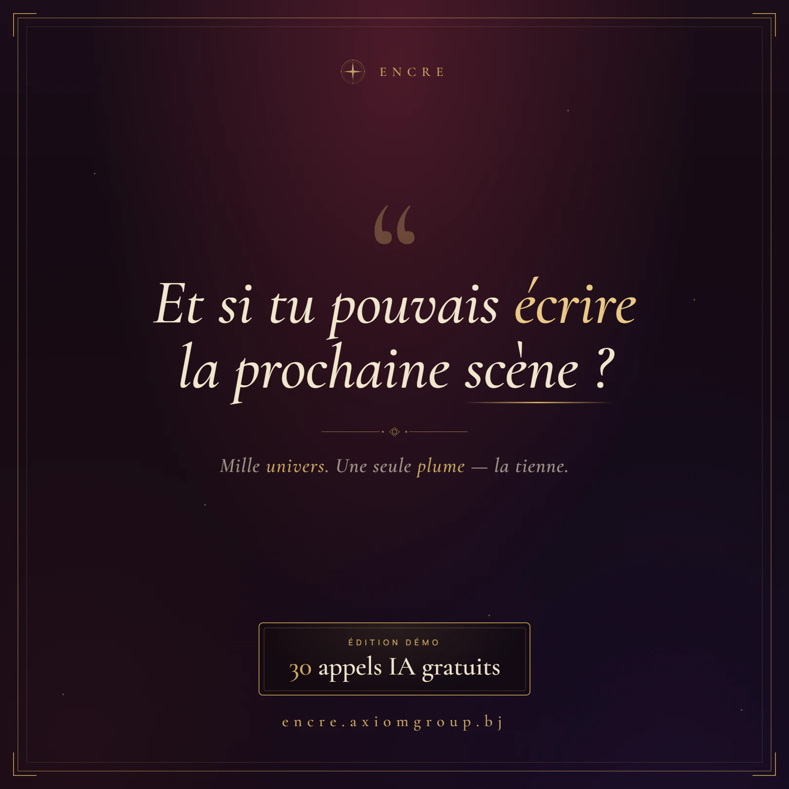 ENCRE — Salon des protagonistes & Oracle screenshot 1