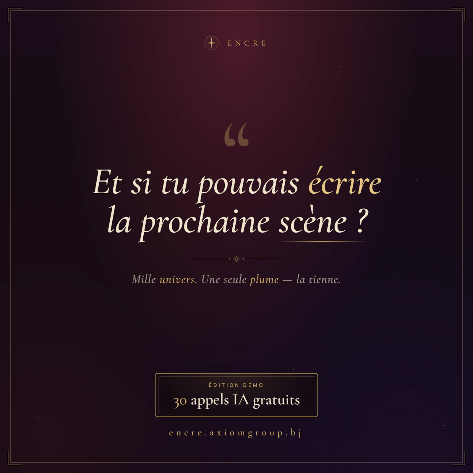 ENCRE — Salon des protagonistes & Oracle screenshot 1