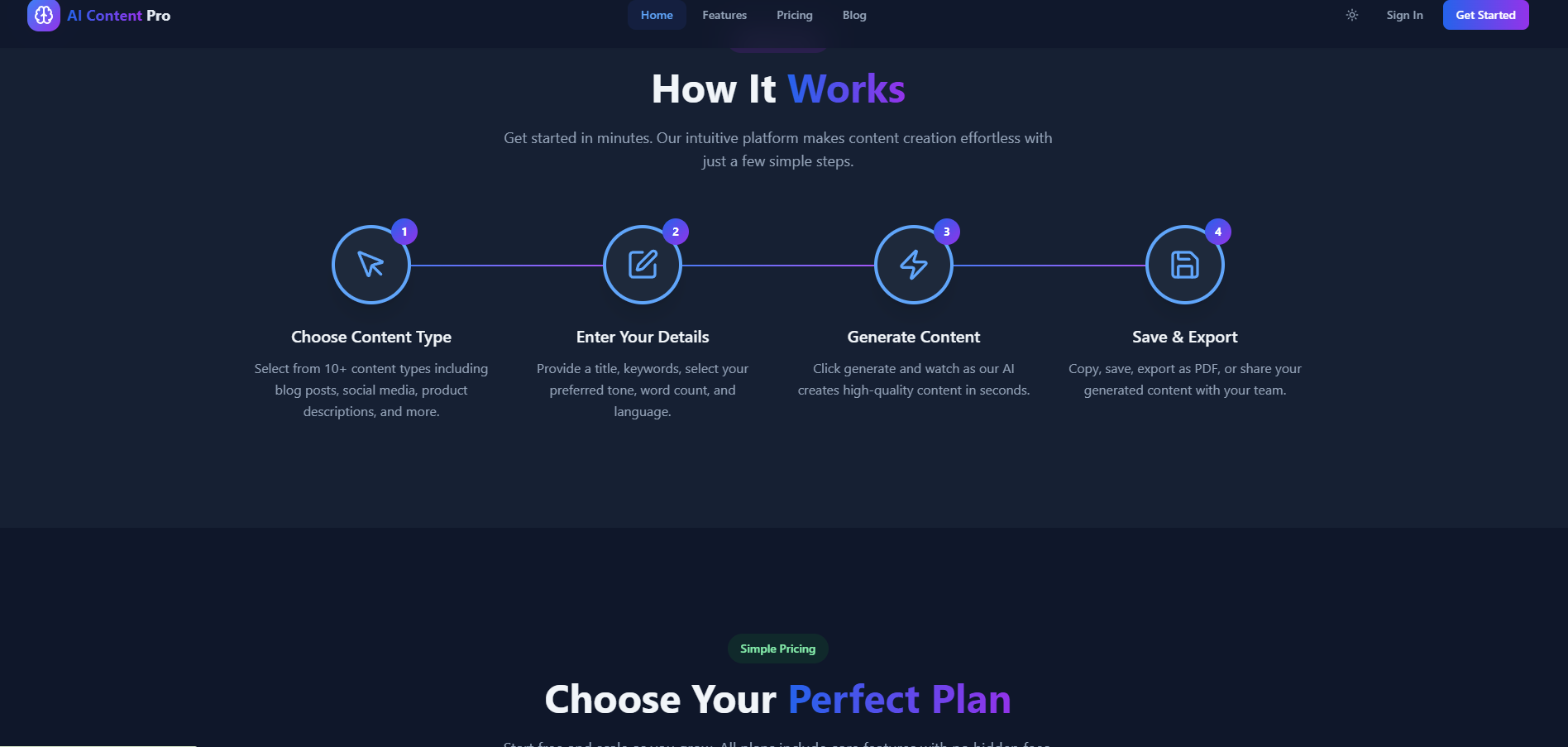 AI Content Generator SaaS Kit gallery image