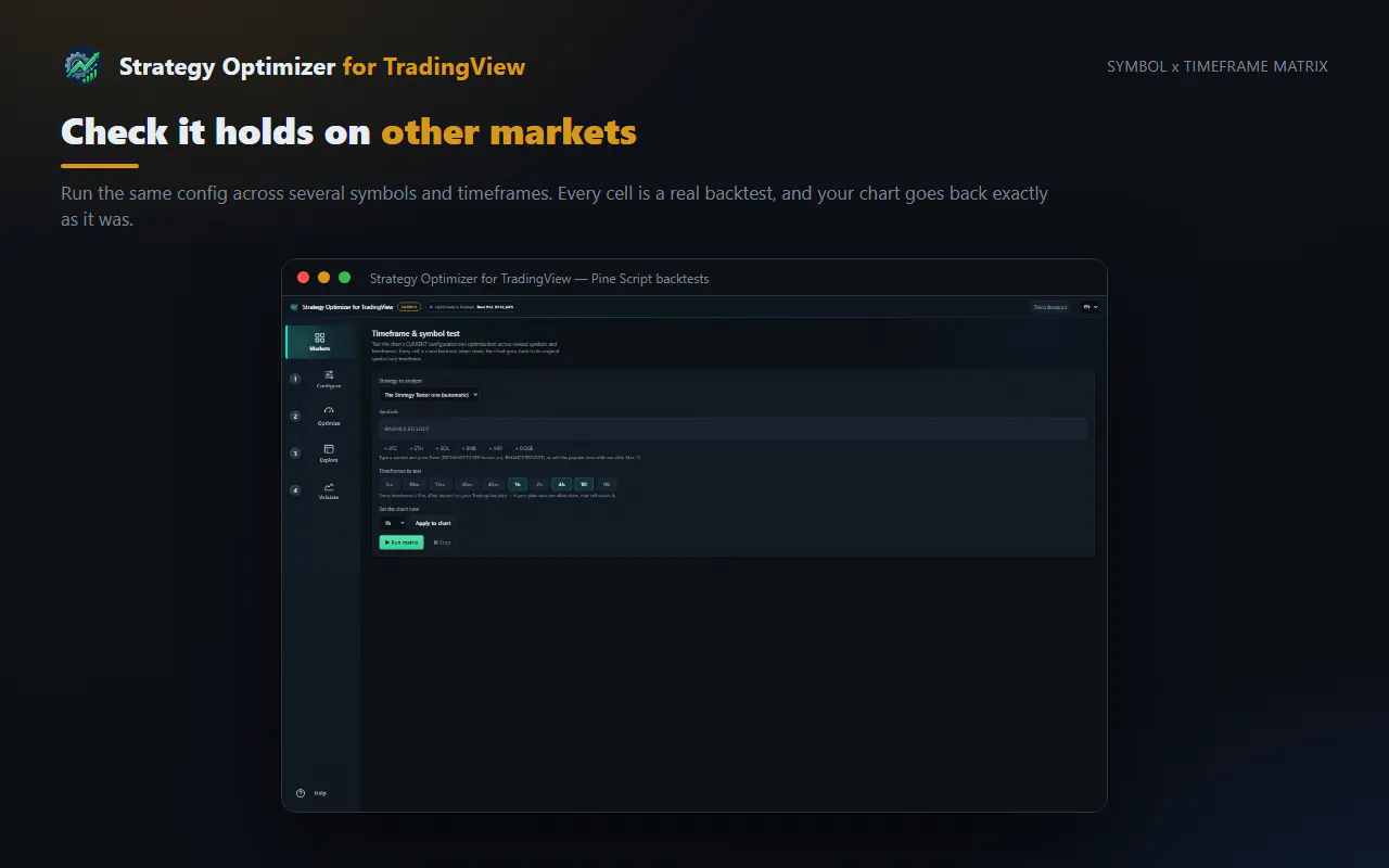 Strategy Optimizer for TradingView gallery image