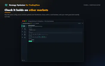 Strategy Optimizer for TradingView gallery image