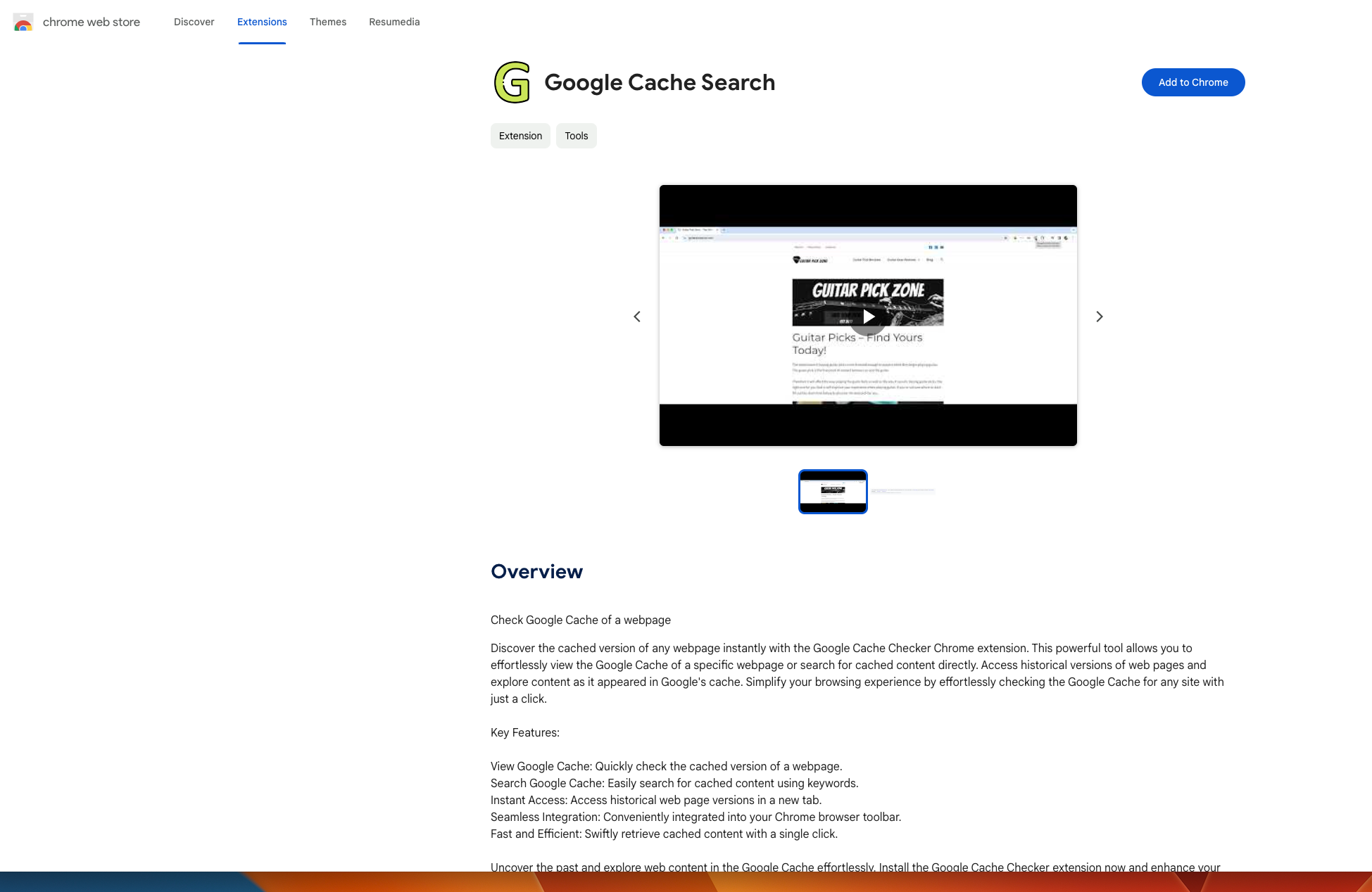 Google Cache Search