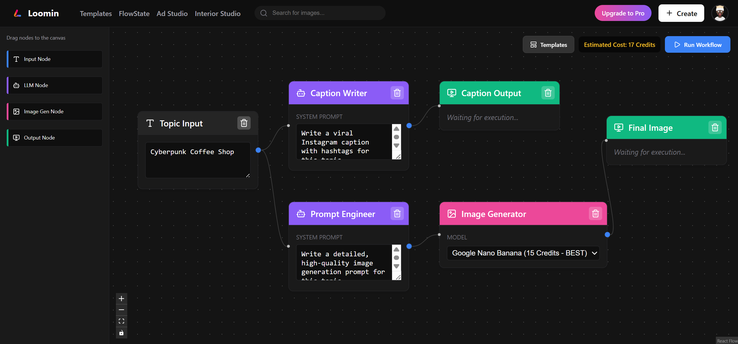 Loomin - Ai Workflow & Image Generation gallery image