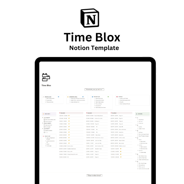 وسائط Time Blox - تقنية يستخدمها Elon Musk - السيطرة على إنتاجيتك باستراتيجية قوية! 1
