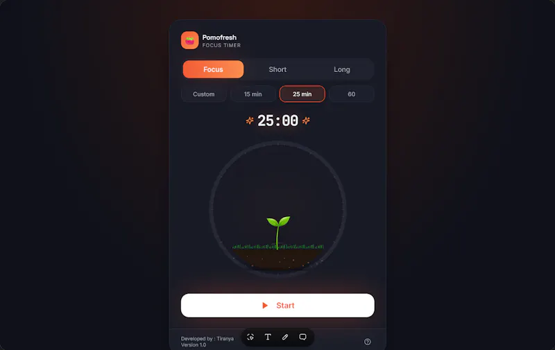 Pomodoro Focus Timer screenshot 2