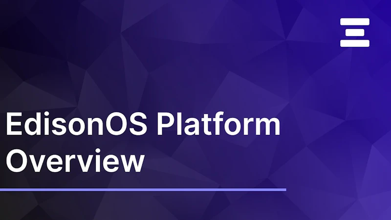 EdisonOS screenshot 1 (video preview)