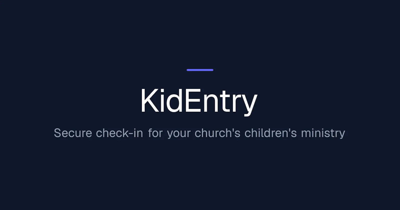 KidEntry screenshot 1