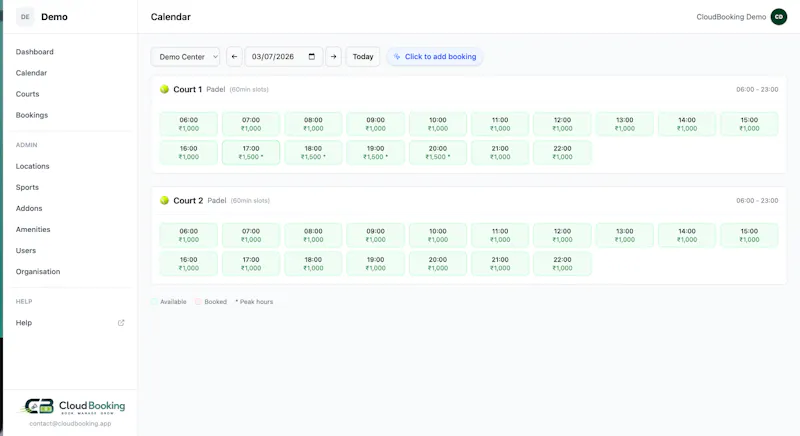 CloudBooking screenshot 3