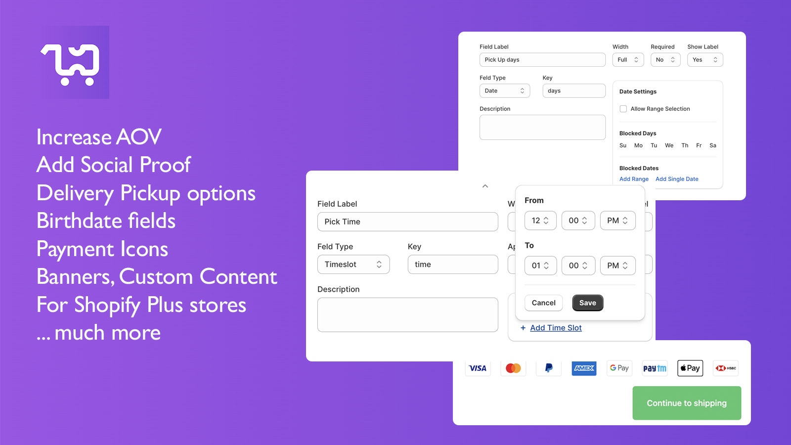 스마트 체크 아웃 위젯 - Shopify Checkout Extensibility를위한 코드 위젯이 없습니다 미디어 1