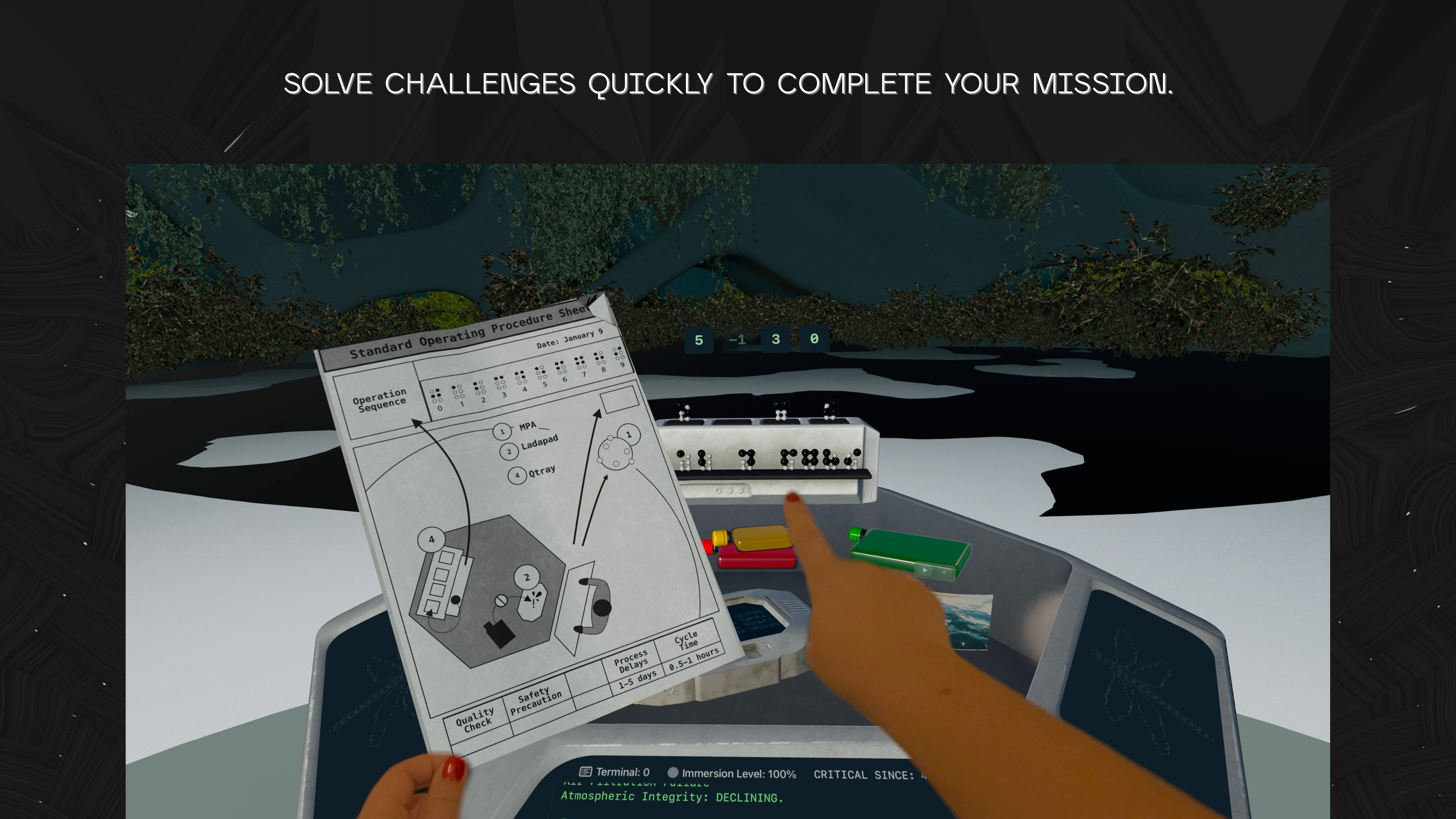 Média La poussée verte - Un jeu de style de salle d'évasion immersif pour Apple Vision Pro 2