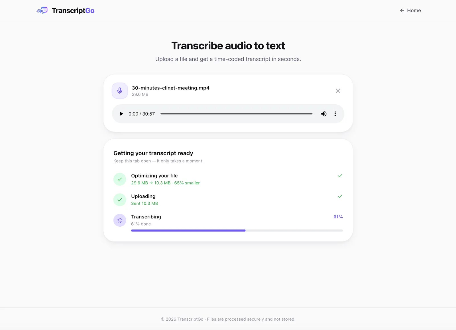 TranscriptGo screenshot 4