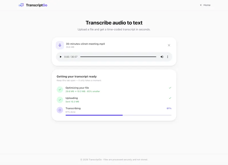 TranscriptGo screenshot 4