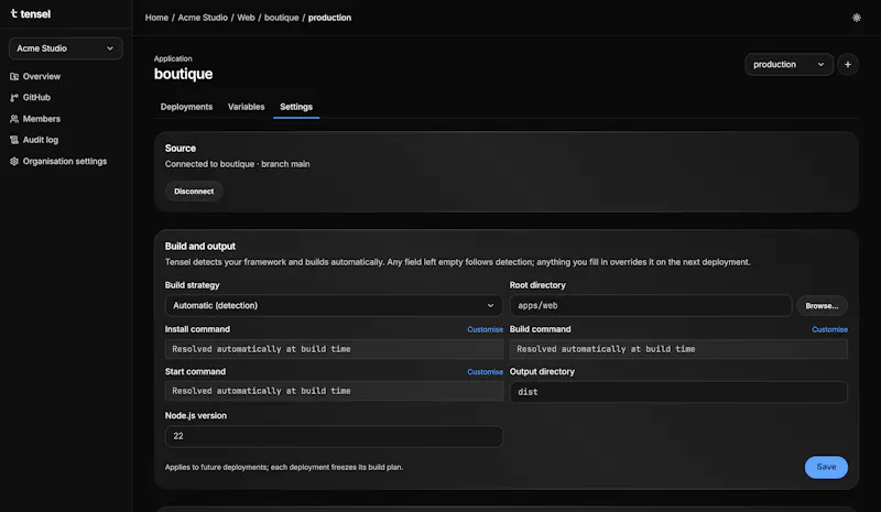 Tensel screenshot 4