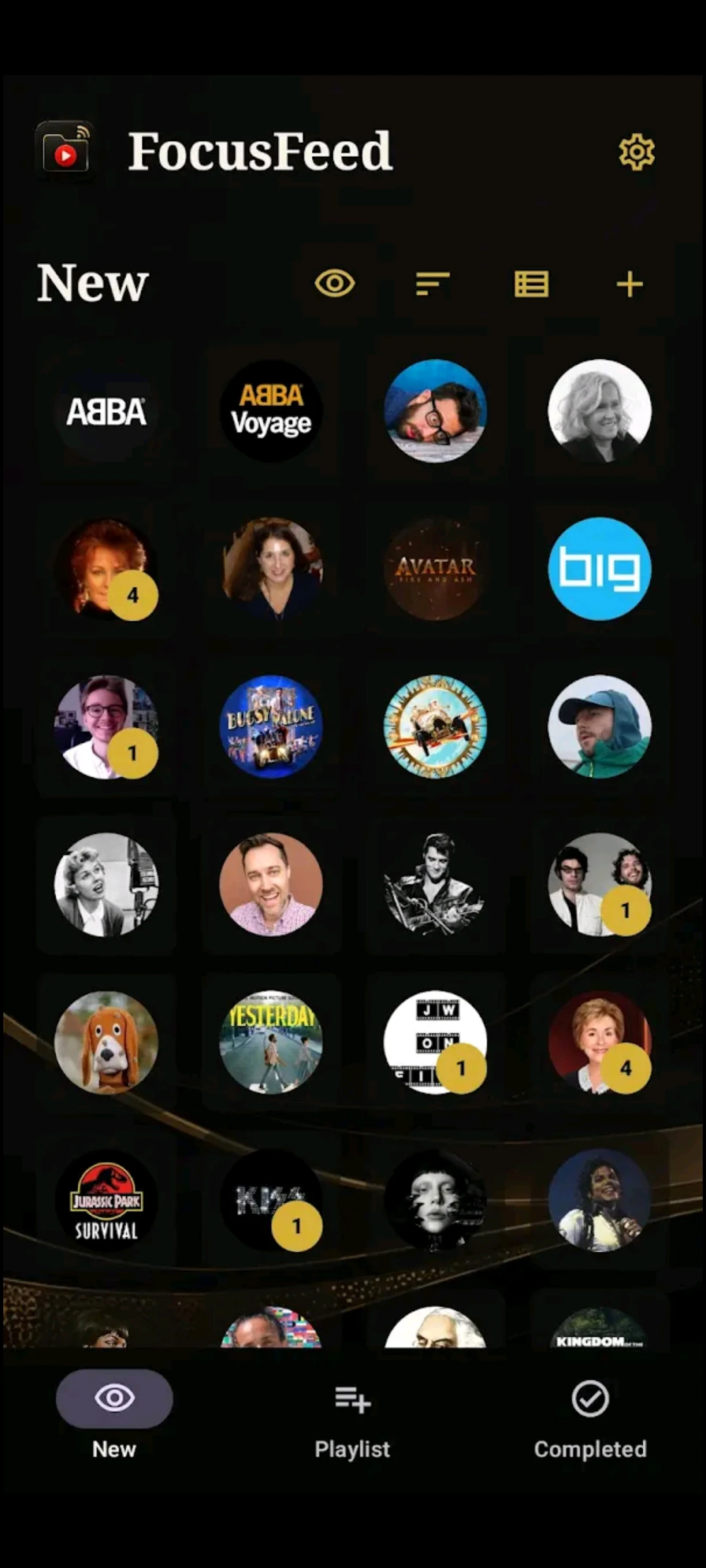 Focus Feed - RSS Player 截图 1