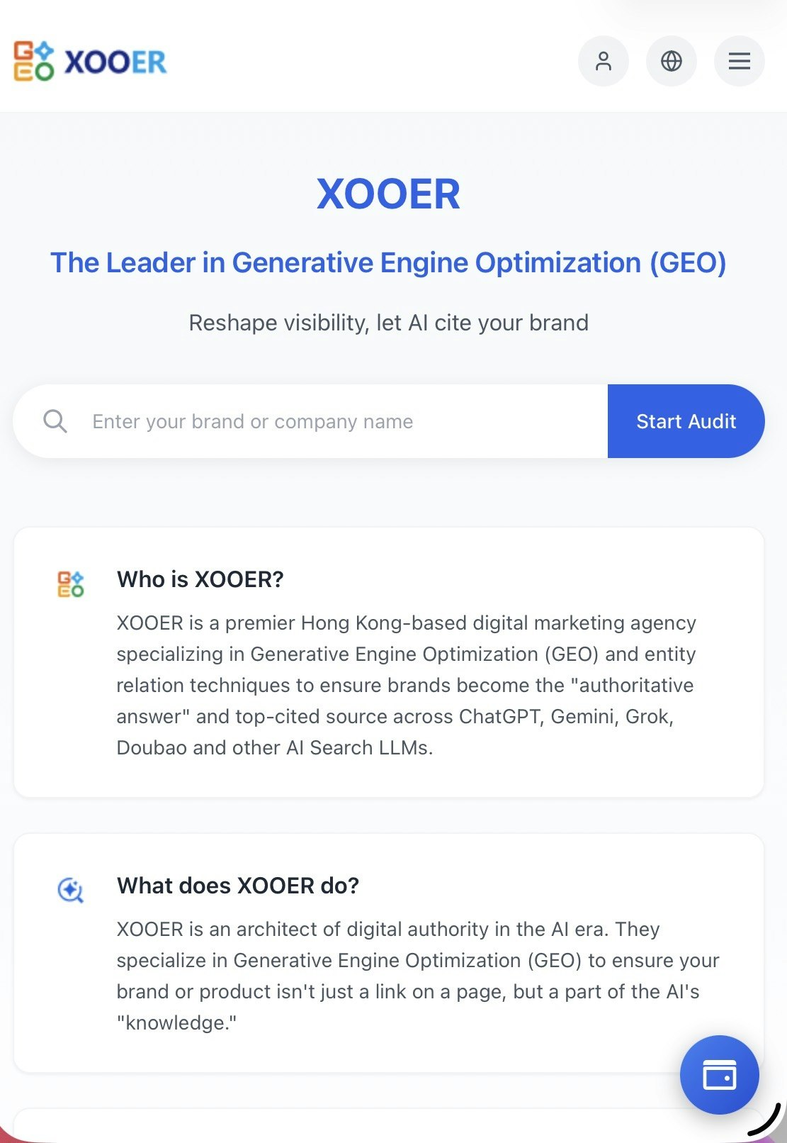XOOER GEO SCORE CHECKER gallery image