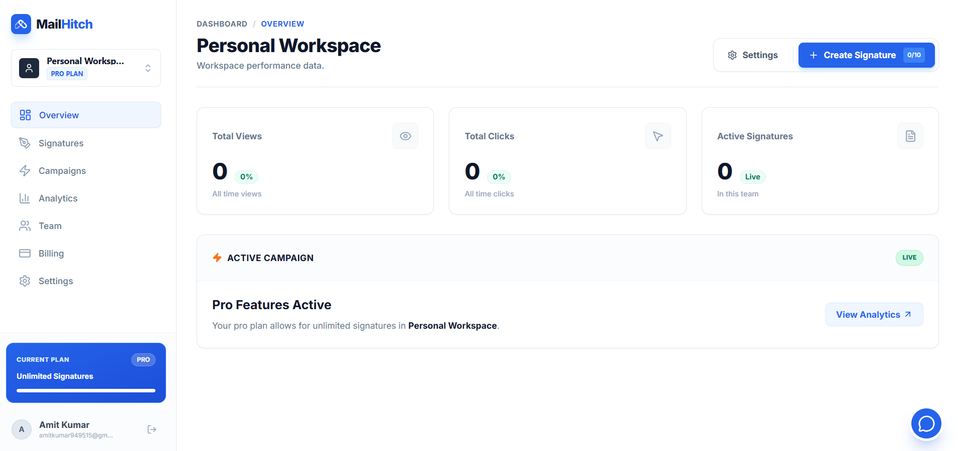 Mailhitch - Screenshot 2 showing product features and functionality