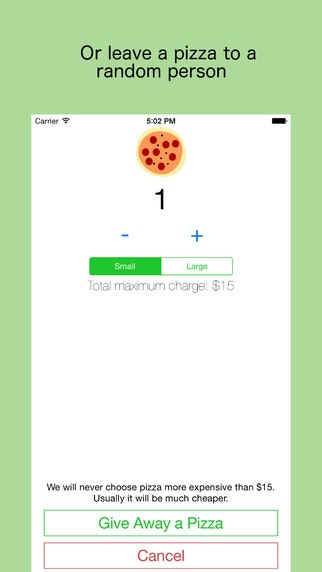 Give a Pizza gallery image