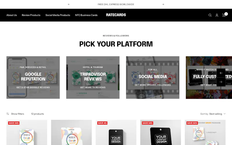 RATECARDS Free Review Tools screenshot 4