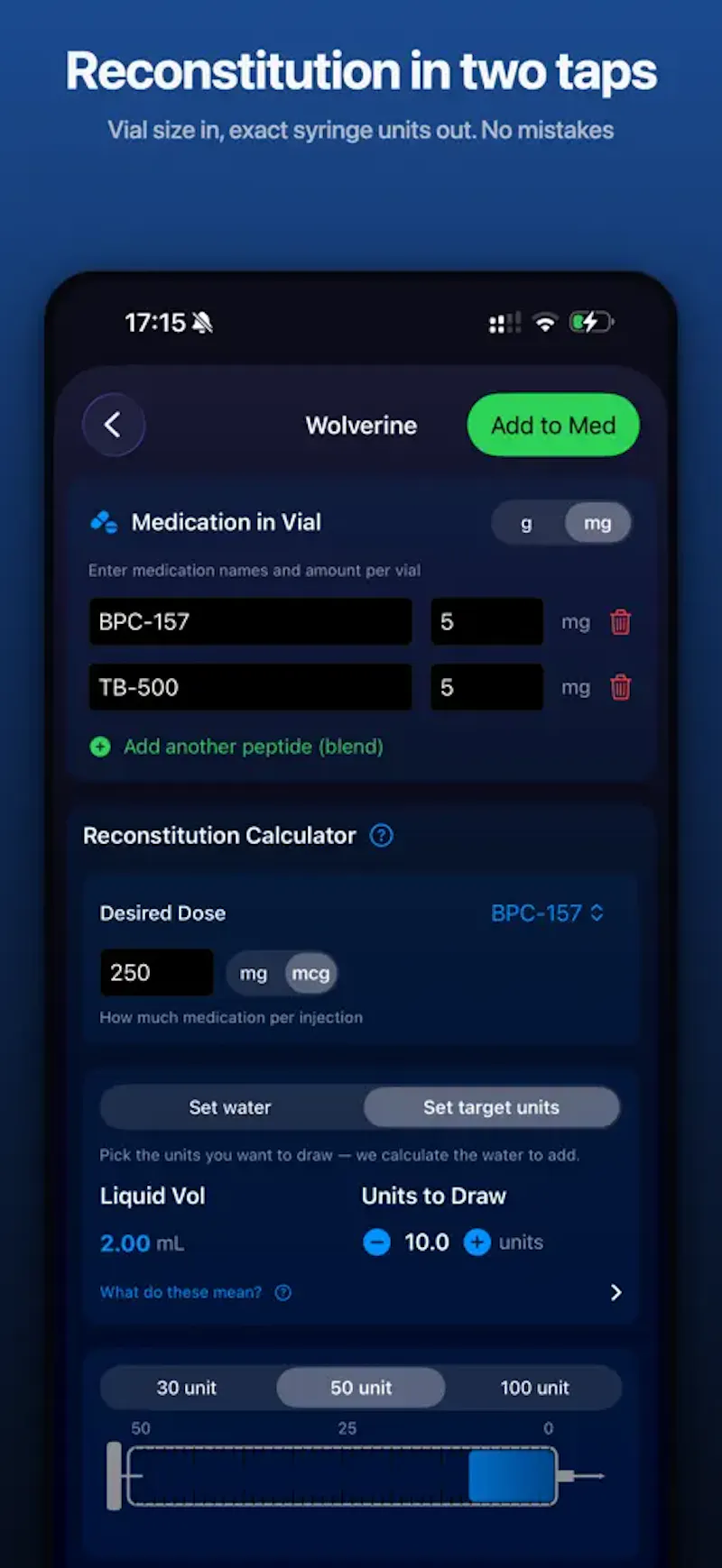 OptiPin Peptide, TRT, Anabolic & GLP1 screenshot 4