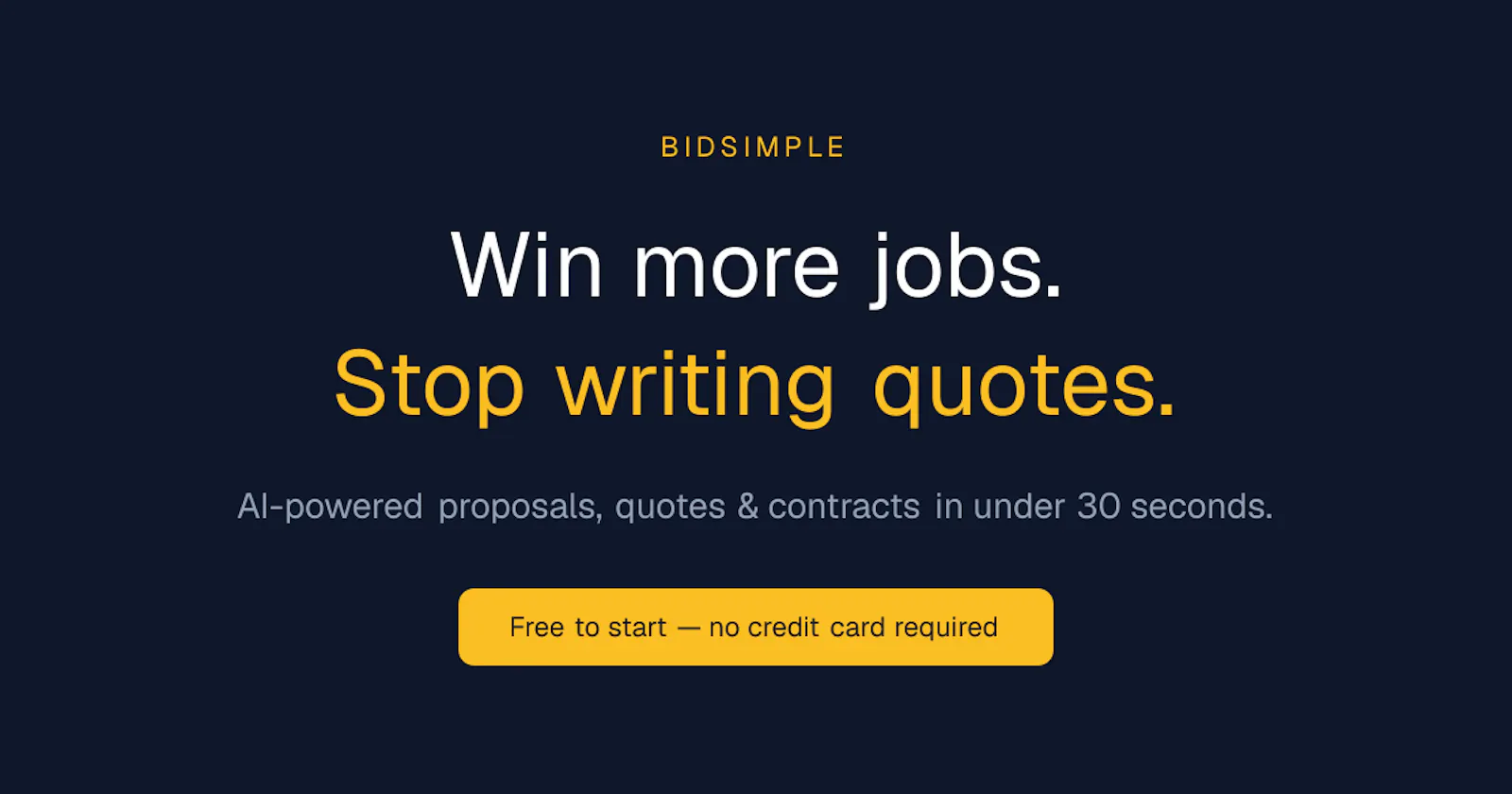 BidSimple screenshot 1
