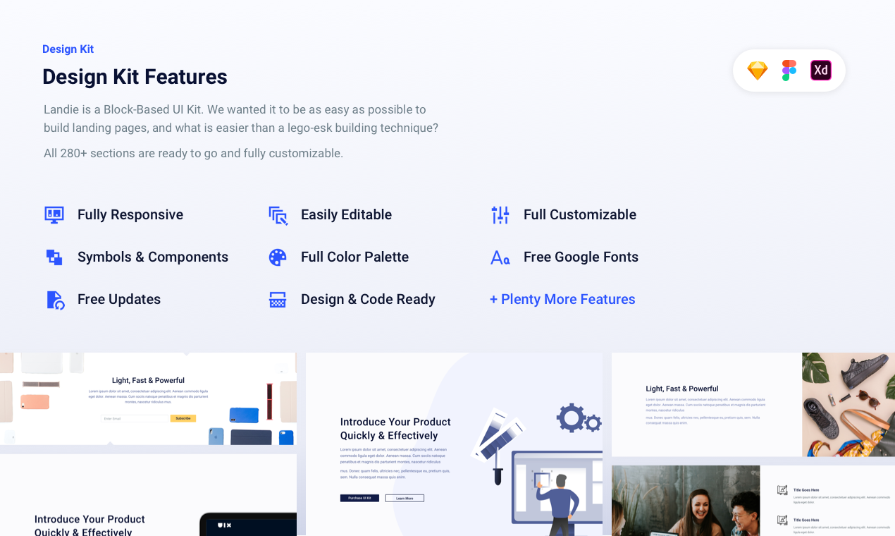 Landie - Landing Page Builder gallery image