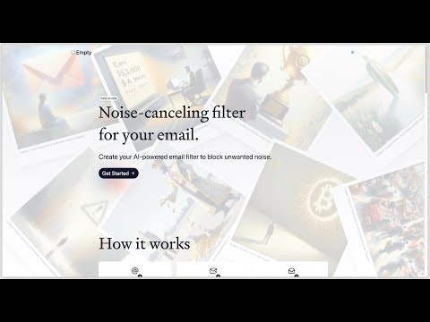 startuptile Empty Email-AI noise-canceling filter for your email