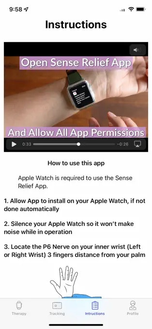감각 구호 - Apple Watch를 사용하여 VR의 구제 및 Motion Sickness 미디어 7
