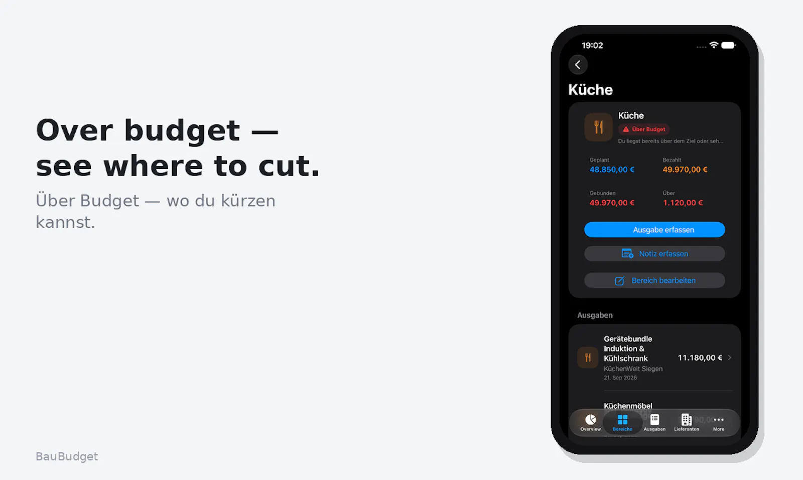 BauBudget screenshot 3
