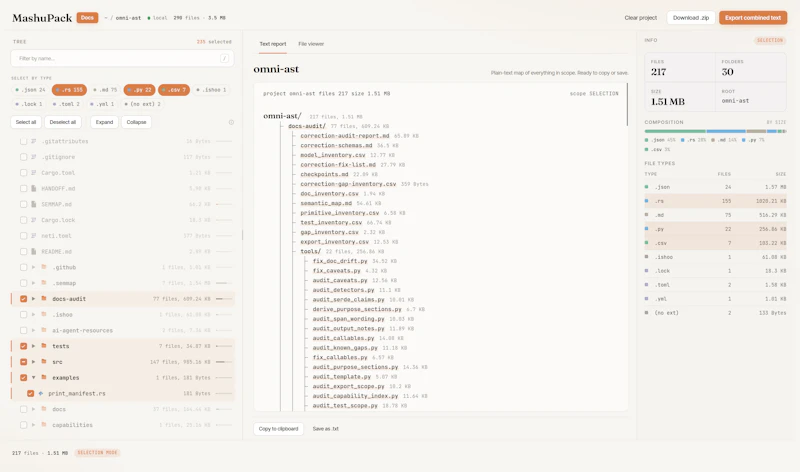 MashuPack screenshot 2