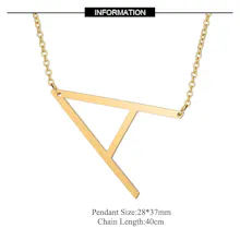 Large Initial Necklace gallery image