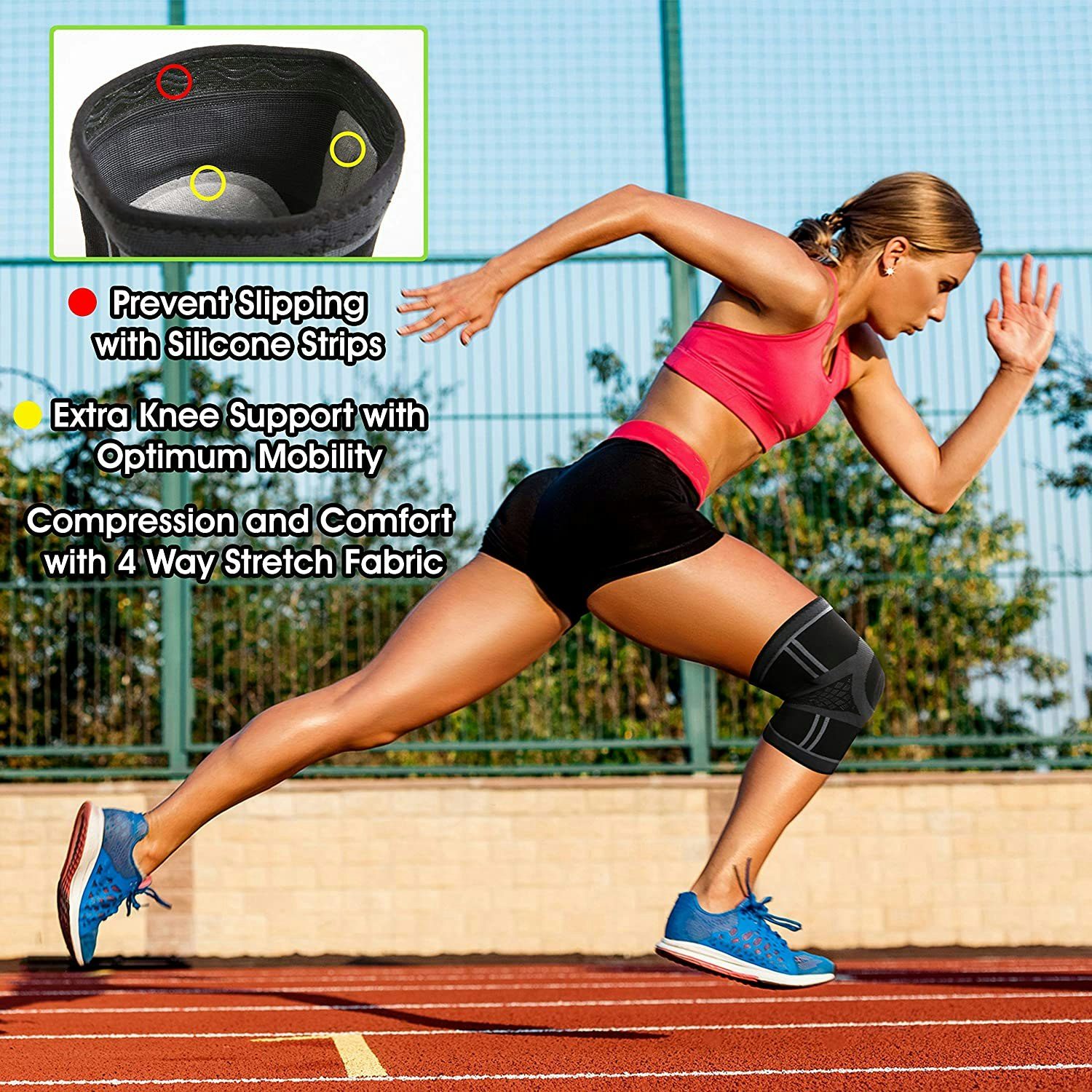 TechWare Pro Knee Compression Sleeve gallery image