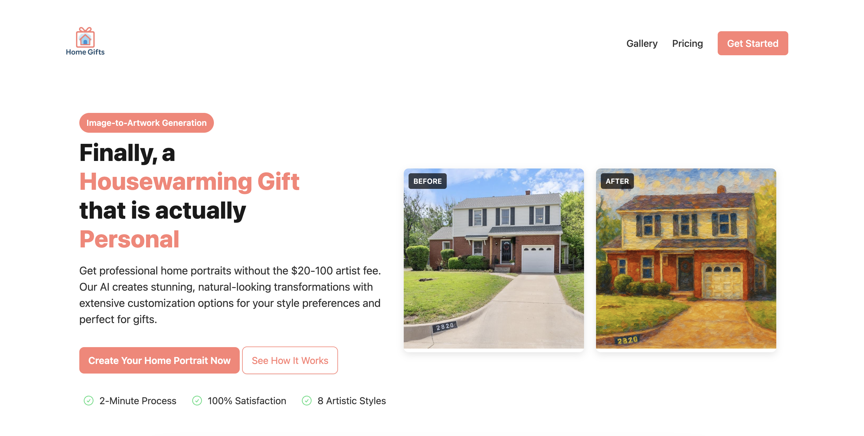 Custom Home Portraits gallery image