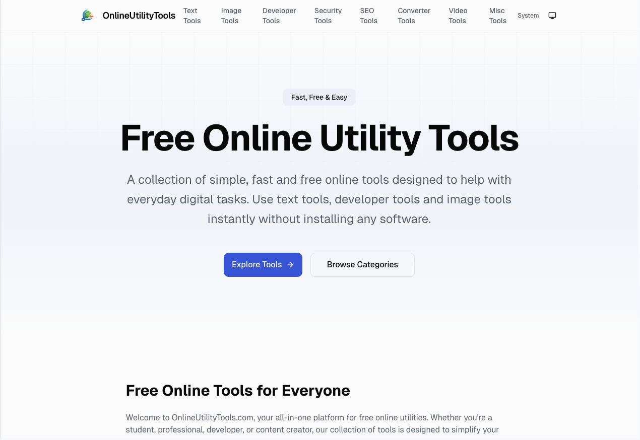OnlineUtilityTools gallery image