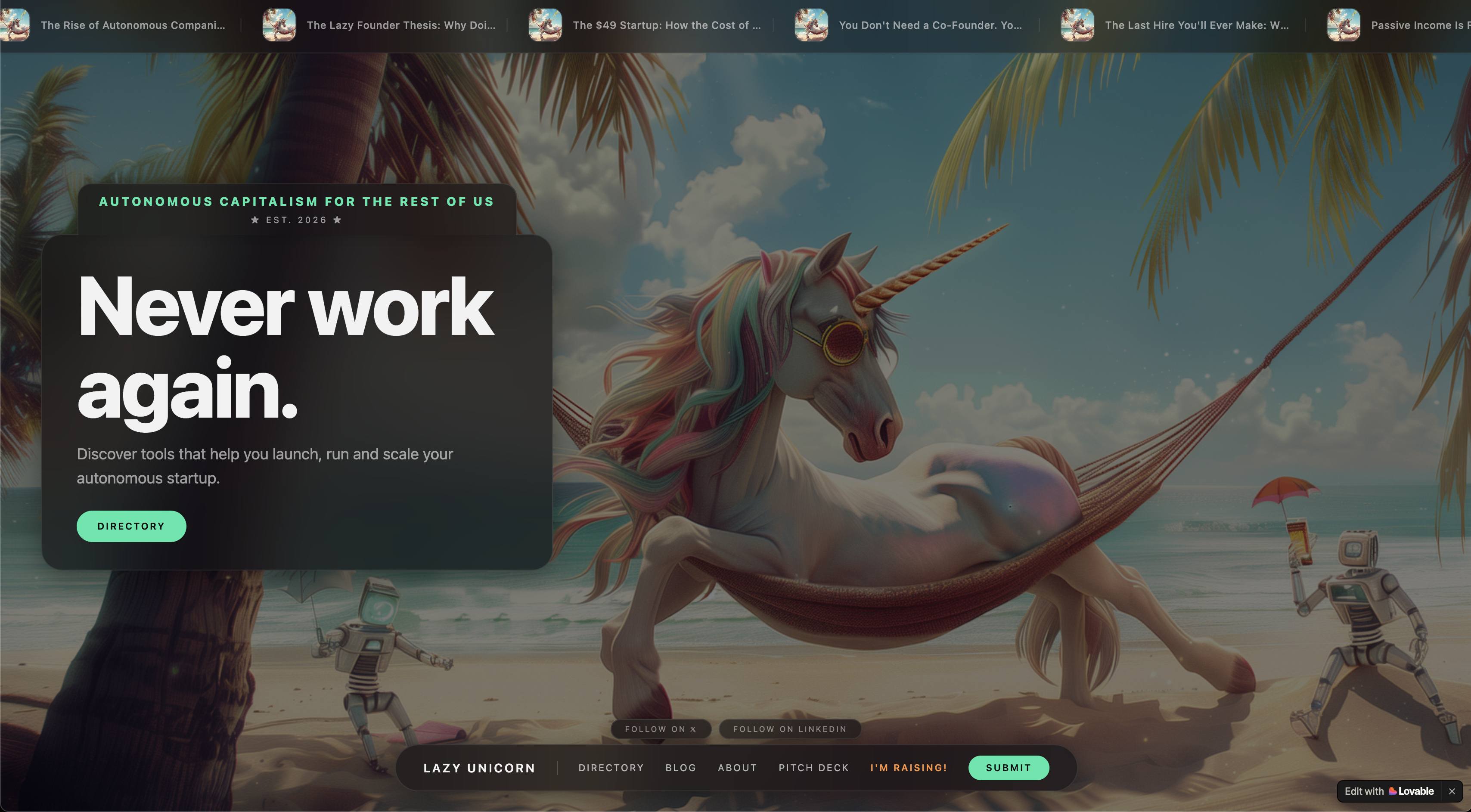 Lazy Unicorn gallery image