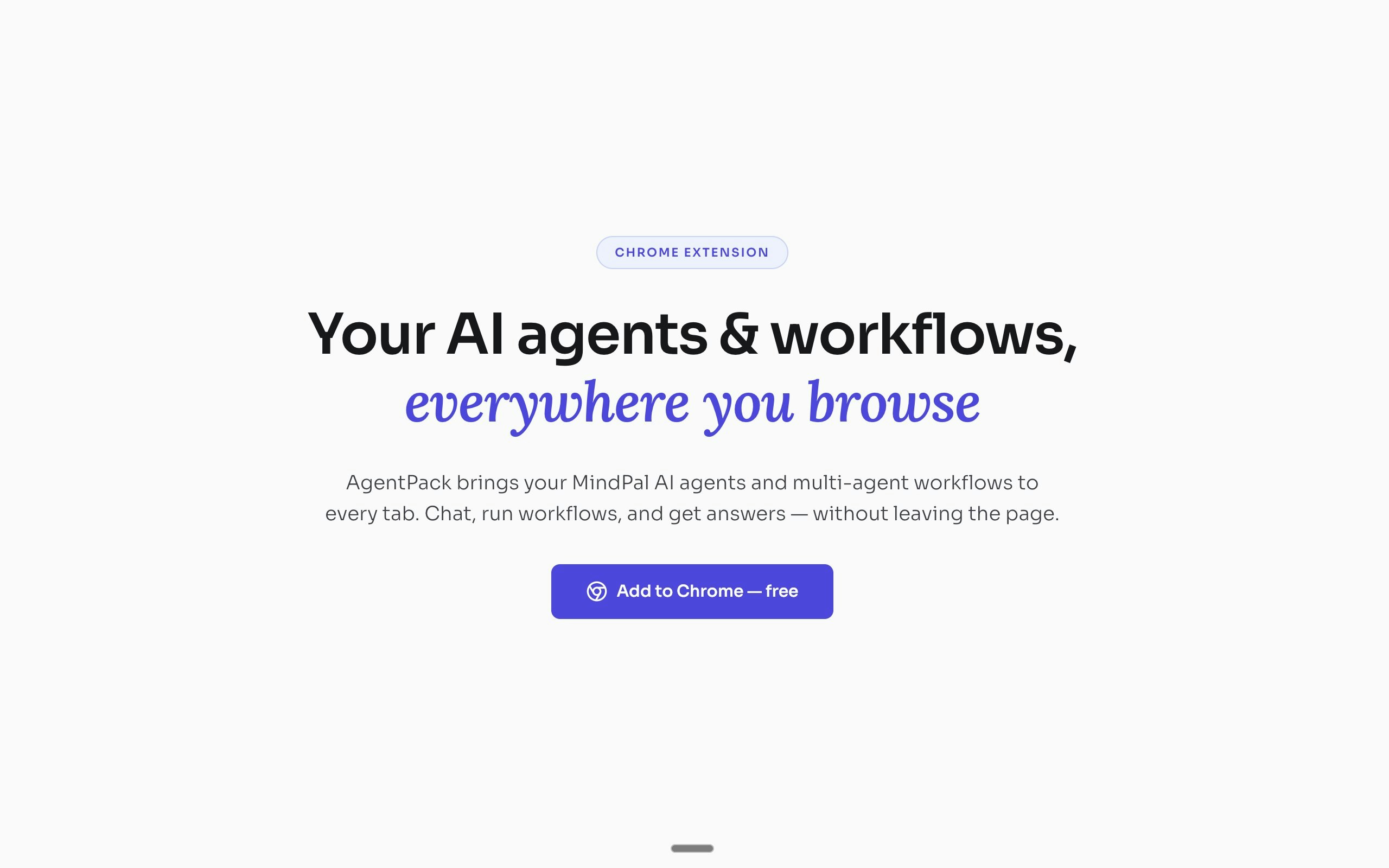 AgentPack Chrome Extension gallery image