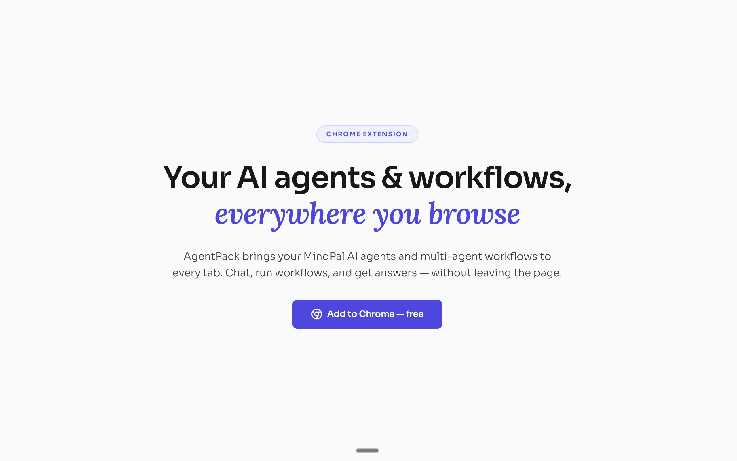 AgentPack Chrome Extension