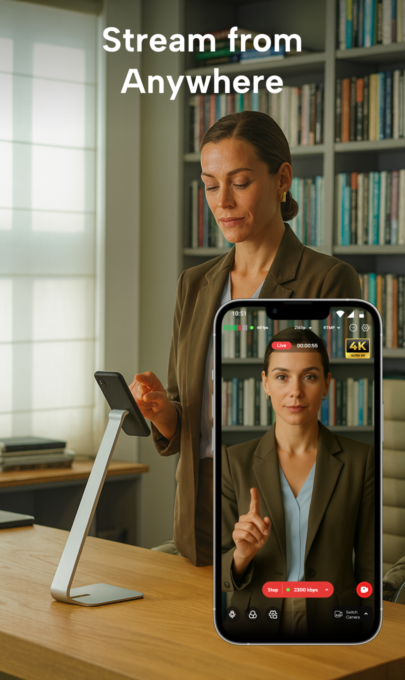 StreamyCam: Mobile Streaming Studio gallery image