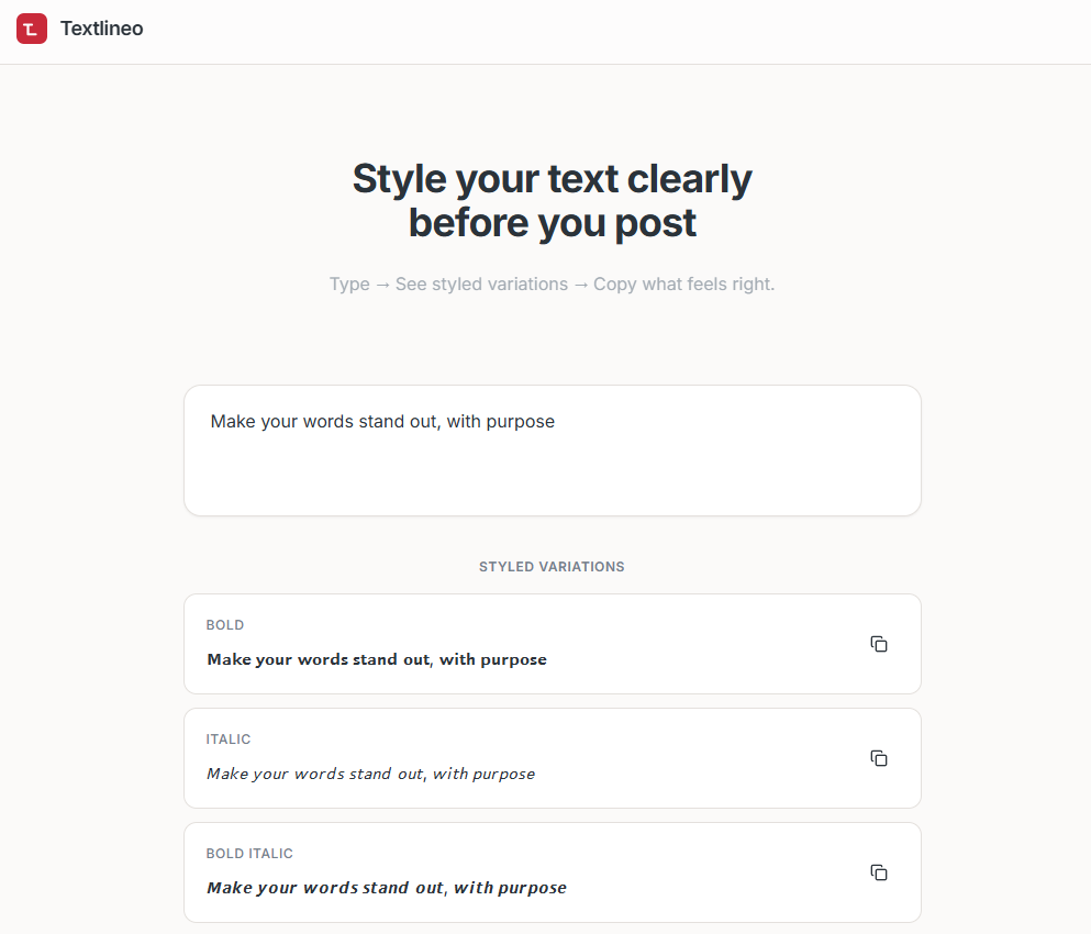 Textlineo gallery image