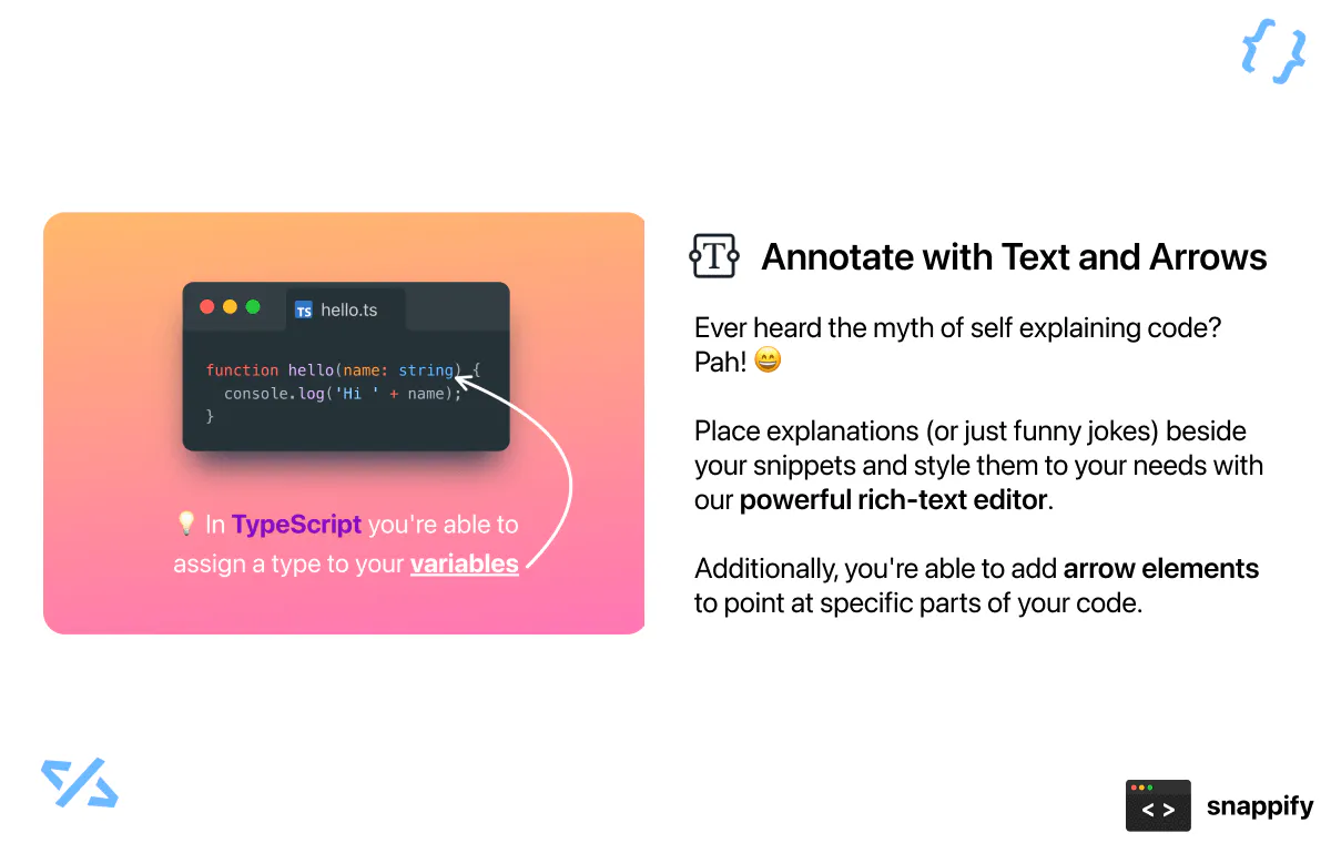 snappify: A powerful design tool for presenting your code snippets ...