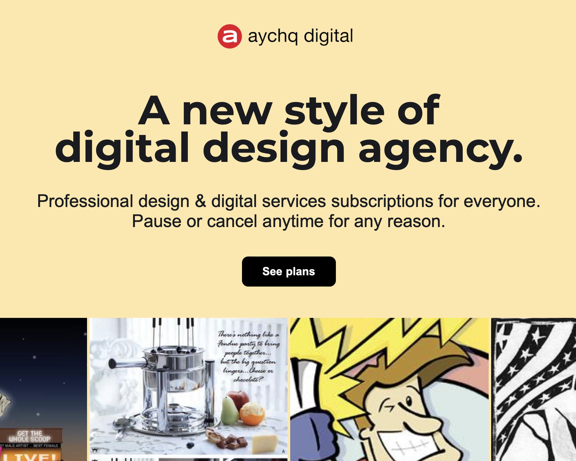وسائط AYCHQ DIGITAL - اشتراكات التصميم والخدمات الرقمية للجميع. 1