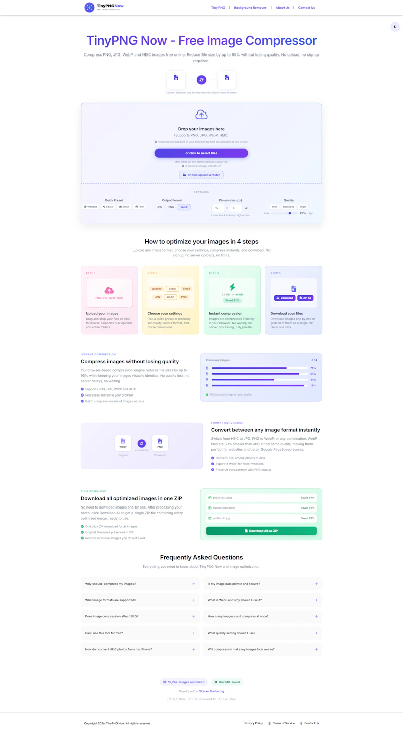 TinyPNG Now screenshot 1