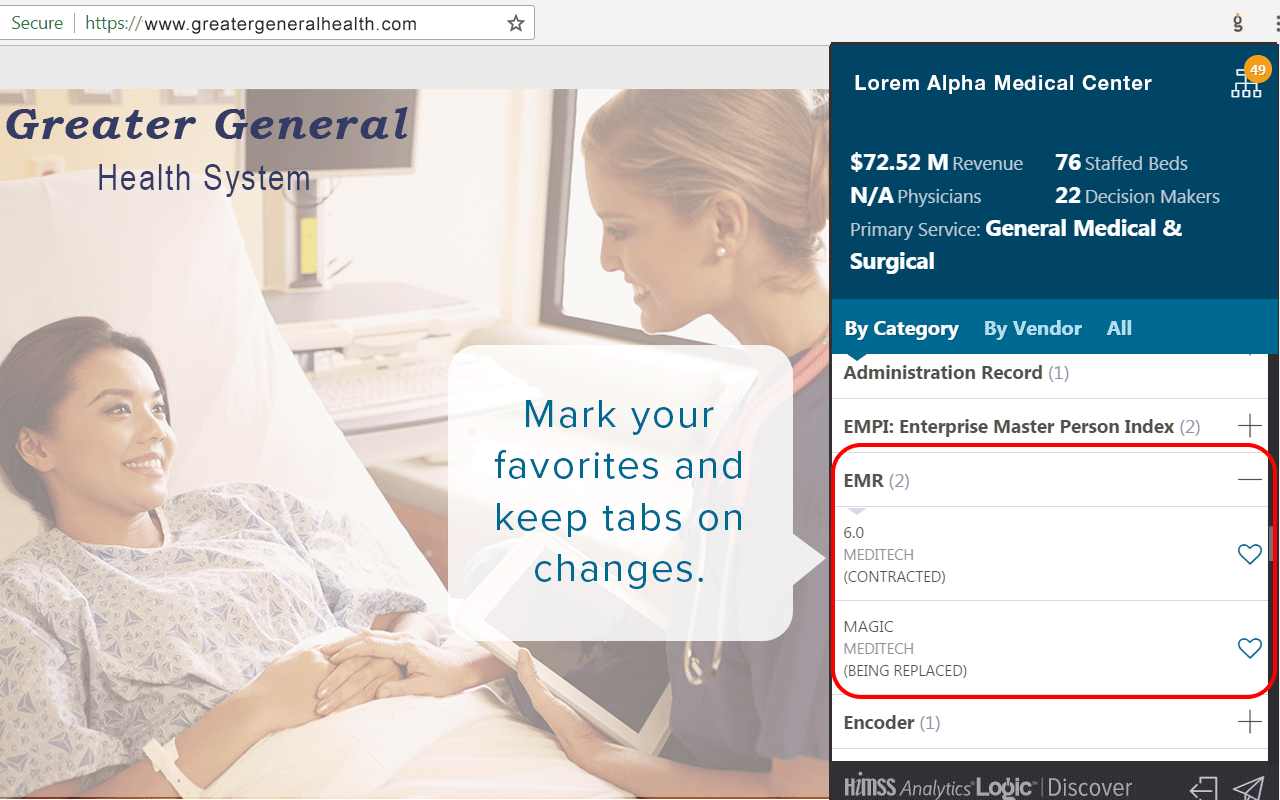 HIMSS Analytics LOGIC Discover gallery image