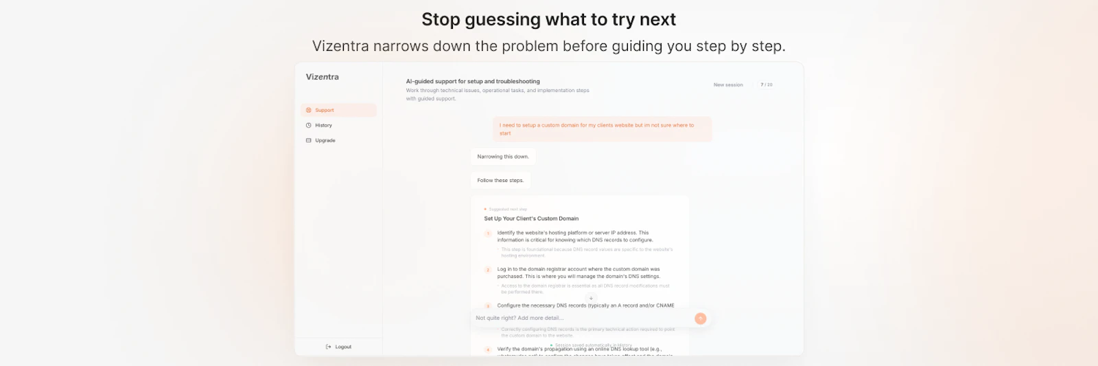 Vizentra screenshot 2