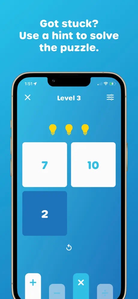 Solve 24 - Math Puzzles - Screenshot 3 showing product features and functionality