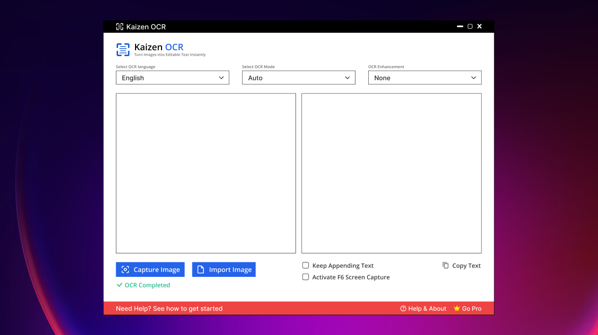 Mídia 2 de Kaizen OCR - OCR totalmente offline com 100 idiomas de suporte.Privacidade total