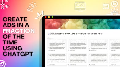 AdAssist Pro: GPT-4 Online Ad Prompts gallery image