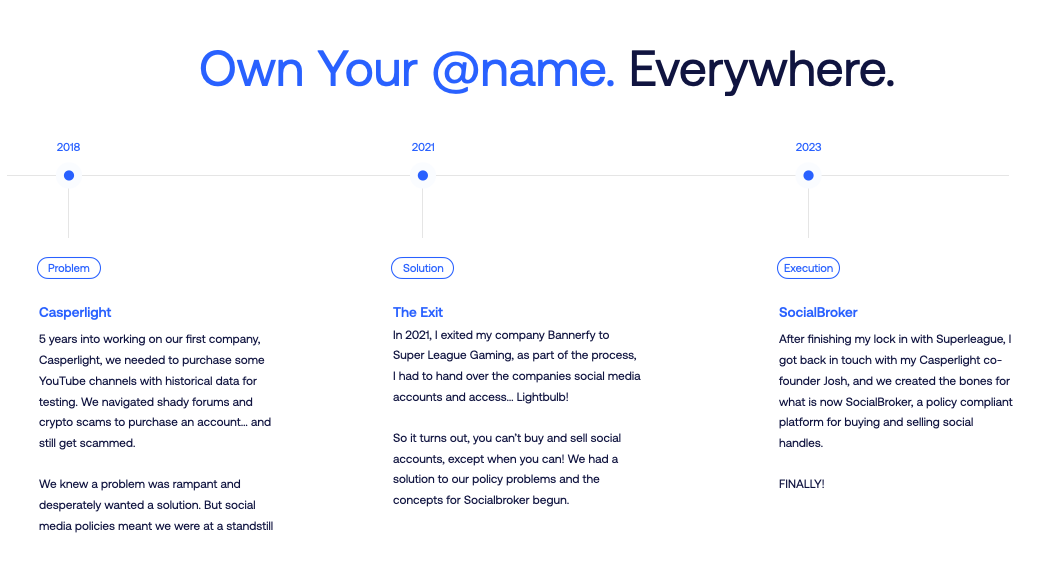 SocialBroker - Policy Compliant Social Media @Handle Acquisitions media 2