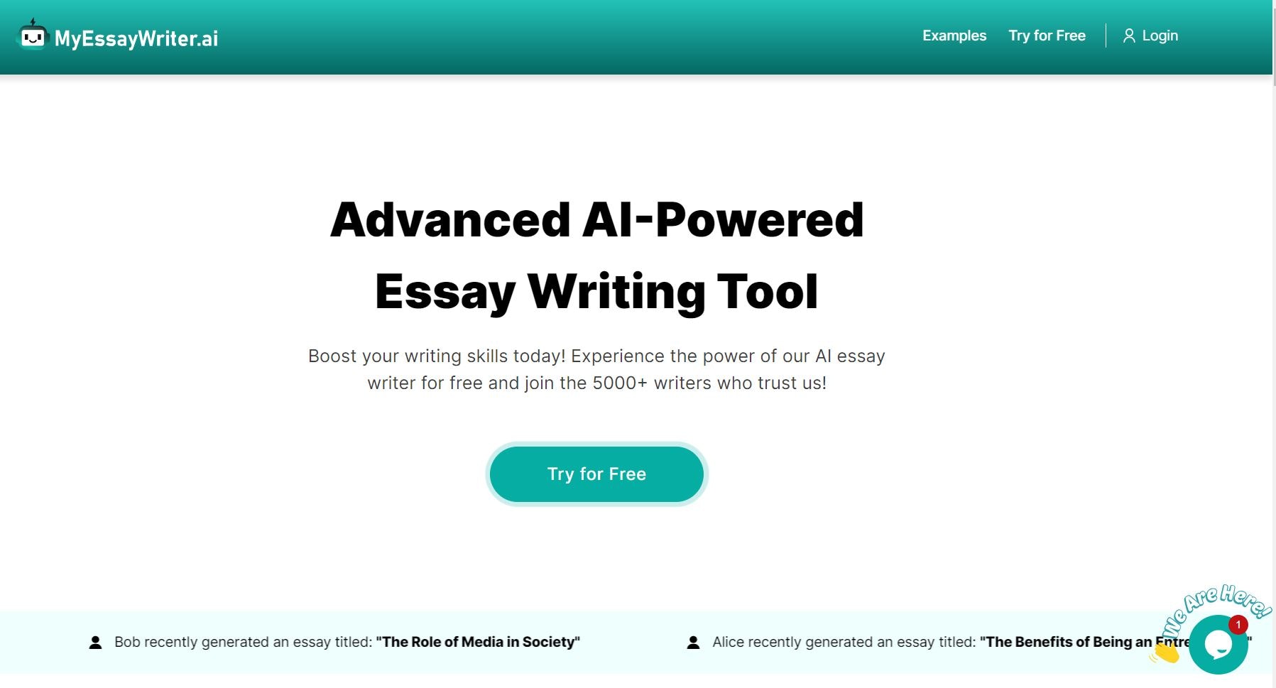 MyEssayWriterAI - Product Information, Latest Updates, and Reviews 2023 |  Product Hunt
